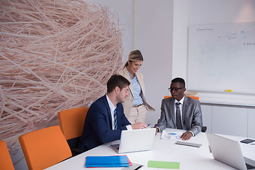 Image showing business people group at office