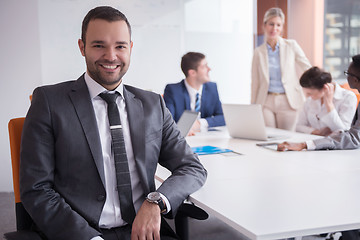 Image showing business people group at office