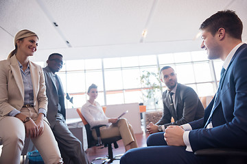 Image showing business people group at office