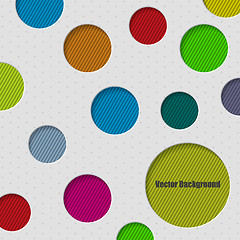 Image showing Circle background design with