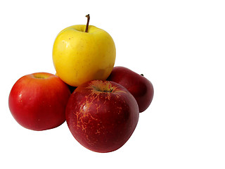 Image showing Apples Isolated on white