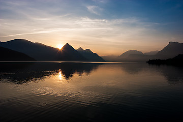 Image showing Lake Sunrise