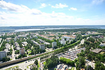 Image showing View to town of Tampere, Finland