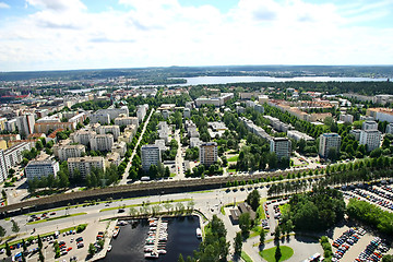 Image showing View to town of Tampere, Finland