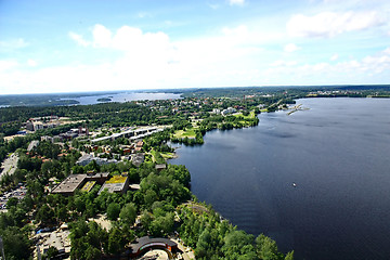 Image showing View to town of Tampere, Finland