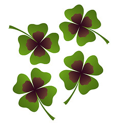 Image showing shamrock leaf