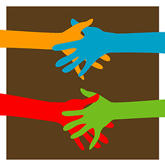 Image showing hands together