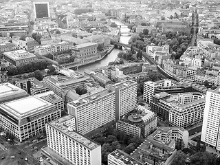 Image showing  Berlin aerial view 