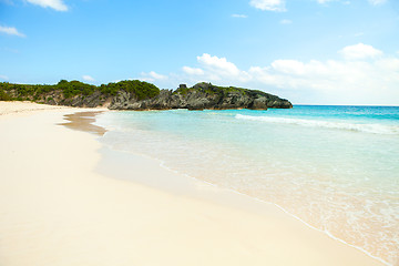 Image showing Horseshoe Bay Beach Bermuda