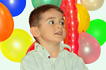 Image showing Happy little boy