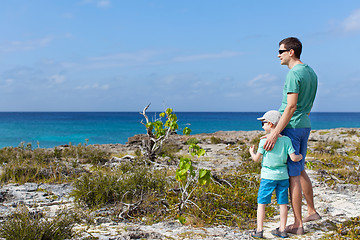 Image showing family at vacation