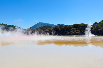 Image showing geothermal area in new zealand