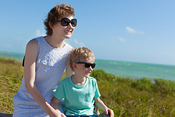 Image showing family at vacation