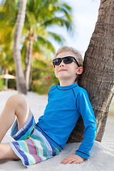 Image showing boy at vacation