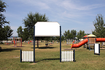 Image showing Children's playground