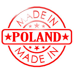 Image showing Made in Poland red seal