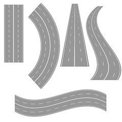 Image showing road icons