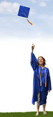 Image showing Graduation Hat Toss