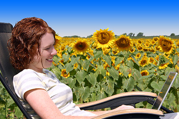 Image showing Enjoying the Day