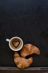 Image showing hearts coffee