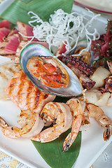 Image showing seafood mix