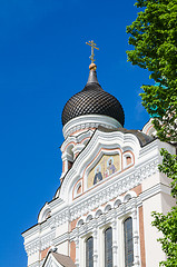 Image showing View of the dome of Alexander Nevsky Cathedral in Tallinn