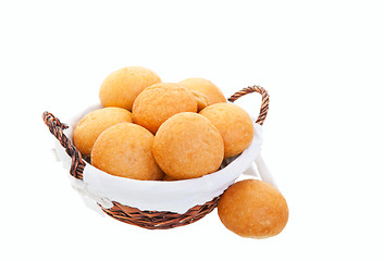 Image showing Basket of Buns