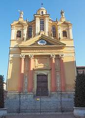 Image showing Church of San Bernardino meaning St Bernardine in Chieri