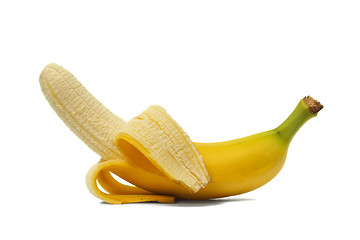 Image showing Open banana