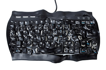 Image showing Burned keyboard