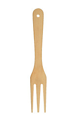 Image showing Wooden fork