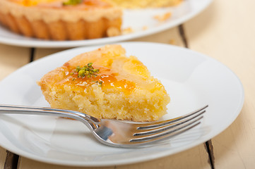 Image showing fresh pears pie dessert cake 