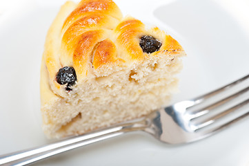 Image showing blueberry bread cake dessert 