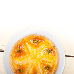 Image showing fresh pears pie dessert cake 