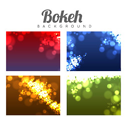 Image showing Abstract bokeh background