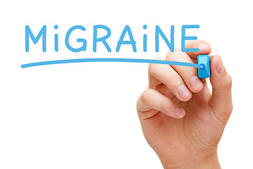 Image showing Migraine Blue Marker