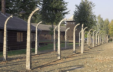 Image showing Fence in Auschwitz