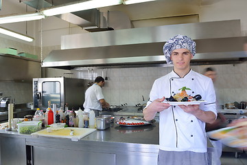 Image showing chef preparing food