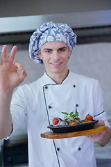 Image showing chef preparing food