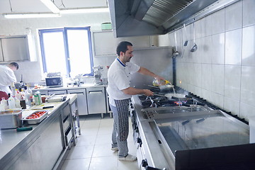 Image showing chef preparing food