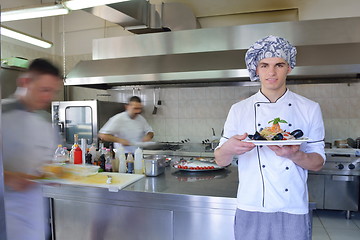 Image showing chef preparing food