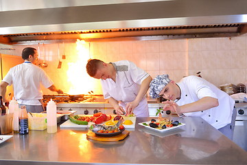 Image showing chef preparing food