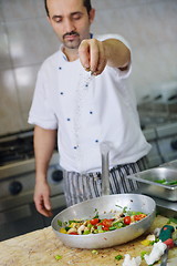 Image showing chef preparing food