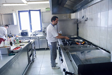 Image showing chef preparing food