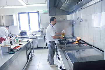 Image showing chef preparing food