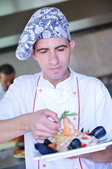 Image showing chef preparing food