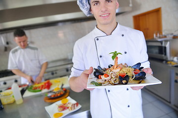 Image showing chef preparing food