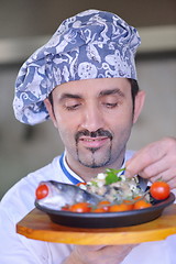 Image showing chef preparing food