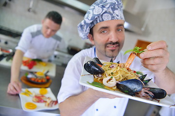 Image showing chef preparing food