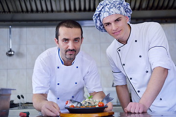 Image showing chef preparing food